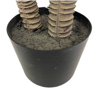 Material de seda espacial de hierro brasileño 120cm bonsái verde Artificial árbol sintético planta de imitación para decoración de hogar u oficina - Product Image 5