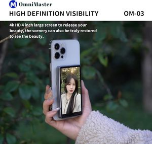 Kết Nối Không Dây Ảnh Tự Sướng Vlog Màn Hình Màn Hình Cho Magsafe Phía Sau Máy Ảnh Cho <span class=keywords><strong>Iphone</strong></span> Android Tương Thích Điện Thoại Phụ Kiện - Product Image 5