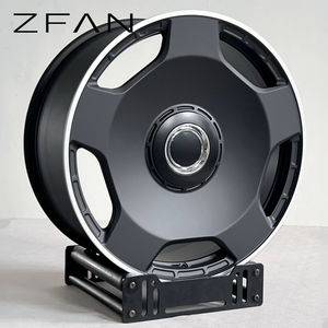 Jantes <span class=keywords><strong>en</strong></span> alliage forgé ZFAN 20-21 pouces 5x130 6061-T6 monobloc noir mat à face fermée pour SUV <span class=keywords><strong>de</strong></span> luxe européens performants - Product Image 1