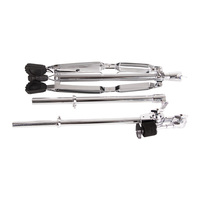 G140 Support de cymbale en métal massif galvanisé Support de cymbale pliable Autres accessoires d'instruments pour jouer de la batterie