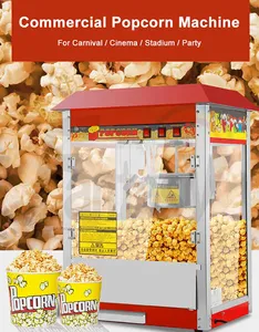 Thực tế thương mại đa chức năng bỏng ngô máy với hiệu quả sưởi ấm tự động điều kiện mới - Product Image 3