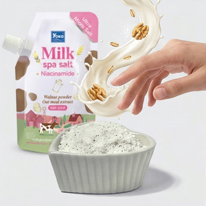 Y750 YOKO GOLD MILK SPA SALT NIACINAMIDA 350g. Extracto de Avena Enriquecido y Polvo de Nuez para una Piel Radiante y con Vida - Product Image 2
