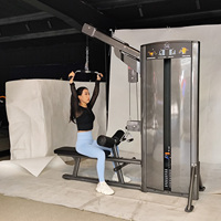 Équipement de gymnastique commerciale à double fonction, machine à tirer à faible rangée pour les jambes et le dos