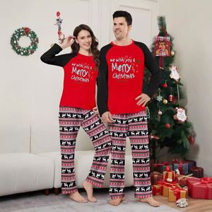 Conjunto de Pijamas Navideños para Mujer, Estampado de Feliz <span class=keywords><strong>Navidad</strong></span>, Dos Piezas, Traje de <span class=keywords><strong>Pareja</strong></span> para Madre e Hija - Product Image 3
