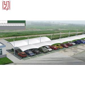 โครงสร้างหลังคาคลุมรถยนต์แบบเมมเบรน PVDF สำหรับจอดรถ, ที่จอดรถแบบเต็นท์, โครงสร้างเมมเบรนสำหรับจอดรถ - Product Image 4