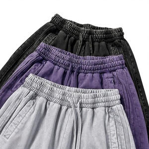 थोक आकस्मिक विंटेज वॉश ग्रीष्मकालीन शॉर्ट्स पुरुषों के लिए अच्छी तरह से सूती फ्रेंच टेरी शॉर्ट्स पुरुषों के लिए पसीने की नई डिजाइन - Product Image 2