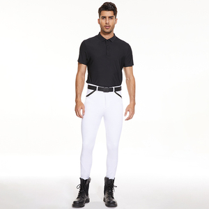 Trong Kho Màu Trắng Hấp Dẫn Quần Thoáng Khí Polyester Spandex Jodhpur Người Đàn Ông Của Ống Túm Ngựa Cưỡi Ngựa Quần Áo Bởi Horsekraft - Product Image 4