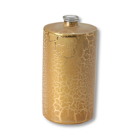 Flacon de parfum Vente en gros en Chine Flacon compte-gouttes pour le corps Huile en verre dépoli Rond Jaune 50ml 100ml Flacon de parfum