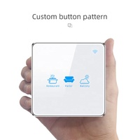 Interrupteur tactile intelligent WiFi 3 gangs 10A compatible Google Home pour Royaume-Uni et UE, contrôle à distance par téléphone mobile Smart Life