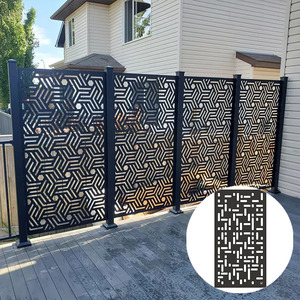 Decorative Screen Laser Cut Stair Aluminum Railing <strong>Panels</strong> Wall Exterior Factory Supply - Product Image 2