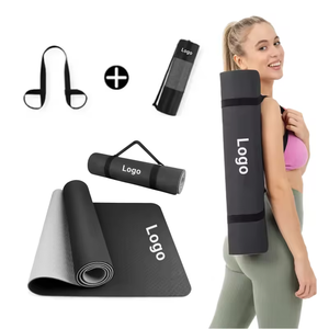 Tapete <span class=keywords><strong>de</strong></span> <span class=keywords><strong>Yoga</strong></span> TPE <span class=keywords><strong>de</strong></span> 6mm <span class=keywords><strong>de</strong></span> Grosor, Antideslizante e Impermeable, para <span class=keywords><strong>Yoga</strong></span>, Pilates, Gimnasio en Casa y Fitness - Product Image 3