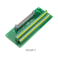 Bloque de Terminales IDC-64P de 64 Polos, 300V CA, 10A, Conector de Cabezal de Pines, Módulo de Distribución de Salida para PCB