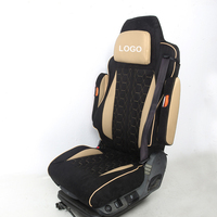 Housse de siège de camion GANE Design Sports Luxury Plush toutes saisons, ensemble complet pour MAN Isuzu Renault Daimler
