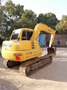 Miniexcavadora Komatsu de 7 toneladas Proveedor de Shanghai Excavadora sobre orugas Serie PC70 PC56 PC78 PC35mr PC30mr PC40mr PC50mr Cummins Motor - Product Image 3