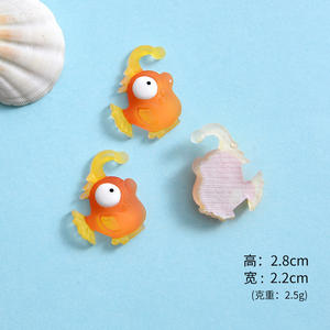 Vente en gros de nouvelles décorations en résine de la série animaux marins tropicaux Weijs, accessoires pour la création de bijoux faits main, attaches pour cheveux, coques de téléphone, etc. - Product Image 6