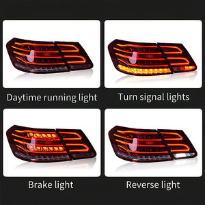 Feu arrière LED BENZ Classe E W212 2009-2013 <span class=keywords><strong>E200</strong></span> E300, feu de brouillard arrière, feu de freinage, clignotant, accessoire automobile, lentille rouge, état neuf - Product Image 3