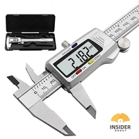 Calibre numérique électronique Insider 6 pouces (150 mm) en acier inoxydable / fibre de carbone
