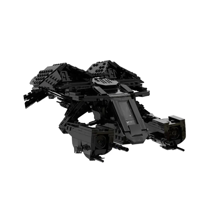 GoldMoc MOC-123989 The Batmaner Plastic Bricks Bricks Sets The Dark Knight Batwing Assembled Educational Building Brick DIY Toy