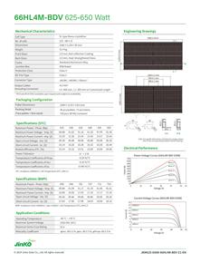 Panneaux solaires de grande taille de qualité supérieure, type N, 630 W, 66HL4-BDV, 625 W, 650 W, 635 W, haute efficacité - Product Image 6