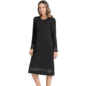 Camisón de bambú transpirable y suave para mujer, ropa de dormir, pijamas para damas, ropa al por mayor, OEM ODM. - Product Image 2