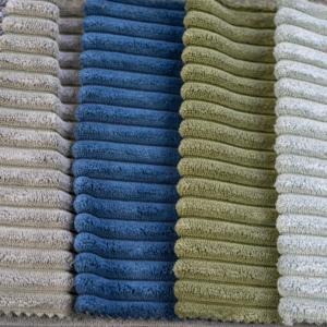 Venta al por mayor 100% poliéster Jacquard PANA terciopelo tela de alta calidad de punto en espiga Hexagonal para prendas de vestir chino - Product Image 3