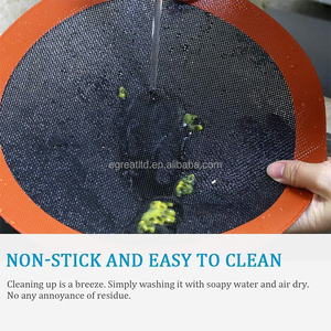 Perfect Pizza Mat Silicone Baking Cake Liner Heat Resistant <b>Toaster</b> Pad Reusable Non-stick Perforated Steaming Mesh for Bread - Product Image 5