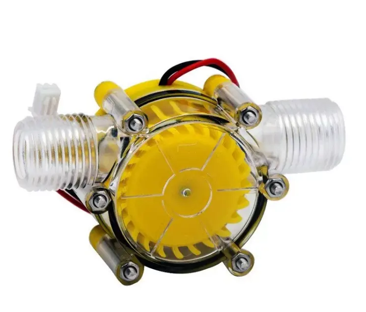 DC 5V/12V/80V 10W Water Flow Pump Mini Hydro Generator Turbine Flow Hydraulic Conversion for energy conversion Energy Generators