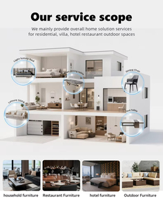 Sofá Modular en Forma <span class=keywords><strong>de</strong></span> L <span class=keywords><strong>de</strong></span> 4 <span class=keywords><strong>Plazas</strong></span>, Sofá Seccional <span class=keywords><strong>de</strong></span> Tela <span class=keywords><strong>de</strong></span> Lino para Apartamento u Hotel - Product Image 2