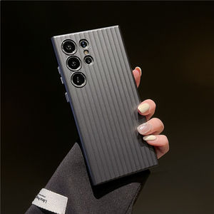 2024 nouveau étui de téléphone de Style bagage de <span class=keywords><strong>valise</strong></span> à rayures de peau mate pour <span class=keywords><strong>samsung</strong></span> galaxy S25 S24 23 Plus ultra - Product Image 5