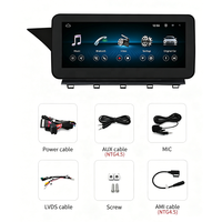 Para Mercedes-Benz Clase GLK X204 2009-2015 NTG 4.0/4.5 10.25/12.3 Android14 8 Núcleos 8+128GB CarPlay Inalámbrico Android Auto GPS