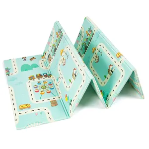 Sansd热卖柔软无毒婴儿儿童折叠垫XPE游戏垫个性化折叠垫