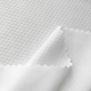 White color 100% polyester football custom digital print sportswear honeycomb industrial fabric