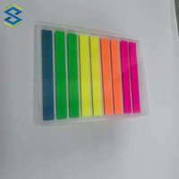 Blocs-notes adhésifs réutilisables en PET 9 couleurs pour étudiants et fournitures de bureau – Vente en gros directe usine