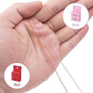 Fil de traçage des sourcils jetable 10m, encre rose, rouge, marron, fil à sourcils, marqueur PMU, outil de maquillage pour microblading - Product Image 4