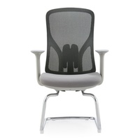 Chaise de bureau ergonomique au design moderne avec accoudoirs pour magazines