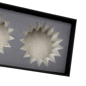 Đúc nhung trắng Kraft EVA <span class=keywords><strong>EPE</strong></span> bọt lót chèn trang sức dây chuyền Quà Tặng Bao bì hộp tùy chỉnh với chèn bọt - Product Image 2