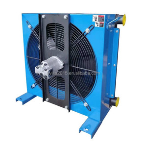 Ventilador de intercambiador de calor de aleación de aluminio con refrigeración por aire forzado, bomba de 12V 50L/min para vehículo anfibio, <span class=keywords><strong>cuatrimoto</strong></span> de carreras, condensación hidráulica - Product Image 2