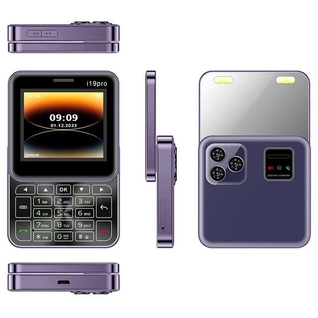 New Arrival I19 Pro 2.4inch 1400mAh Inbuilt Battery Dual Sim GSM Old Fashion Classic Design Slide Mobile Phone