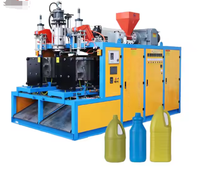 Machine semi-automatique de soufflage de bouteilles d'eau pour bocaux Machine de soufflage de bouteilles de détergent Machine de soufflage de bouteilles en plastique