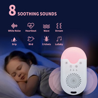 Lampu Tidur Soft Night Light Sleepmate Isi Ulang 2W Portabel RGB LED Mesin Suara Putih untuk Relaksasi & Penggunaan Luar Ruangan