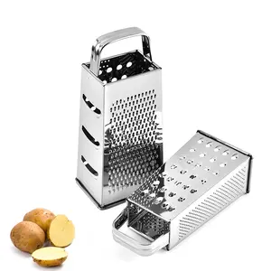 Buy Wholesale China High Quality Stainless Steel Four-side Box Grater Multi  Function Manual Cheese Hand Cheese Grater & Grater at USD 1.1