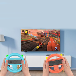 ตัวควบคุมเกมพวงมาลัยสำหรับนินเท็นโดสวิตช์2/Switch2หูแมวสว่าง L R ตัวควบคุมขนาดเล็กพวงมาลัยสำหรับแข่ง - Product Image 6