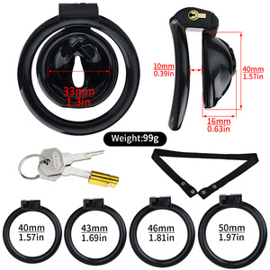 Vente à Chaud <span class=keywords><strong>Amazon</strong></span> <span class=keywords><strong>Cage</strong></span> à Pénis Ceinture Auxiliaire Sangle Élastique Anti-Off pour Serrure <span class=keywords><strong>de</strong></span> Chasteté pour Hommes Dispositif <span class=keywords><strong>de</strong></span> Chasteté Masculine <span class=keywords><strong>Cage</strong></span> Verrouillée - Product Image 5