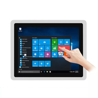 Mini PC Industrial sin Ventilador de 10 Pulgadas J1900 con Pantalla Táctil I3/I5, Tablet PC con Windows 10/7/Linux, 8GB RAM, 256GB SSD, en Stock
