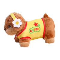 Porte-clés en peluche chien teckel mignon et habillé, jouet pendentif, rembourré en coton PP, cadeau de vacances pour enfants, à partir de 14 ans, 13 cm