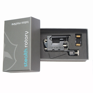 <span class=keywords><strong>Machine</strong></span> rotative à tatouage électrique en alliage furtif 2.0, cordon à Clip traditionnel RCA, double Interface, moteur Shrapnel noir avec boîte - Product Image 1