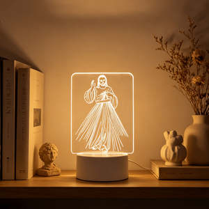 Factory Wholesale Christian Jesus Holy Bible Table Lamp Home Decor Favor Gifts <b>Led</b> Night Lamp 3D Acrylic Night <b>Light</b> Gift Items - Product Image 4