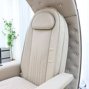 Chaise de pédicure électrique inclinable AY Luxurious Leather Nail Salon Equipment Human Touch Foot Care avec jet magnétique - Product Image 6