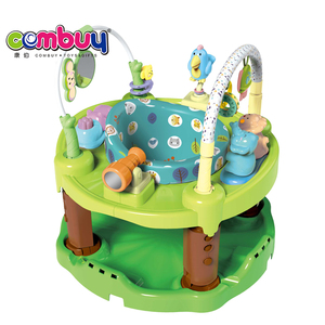 Silla Musical de jungla educativa 3 en 1, juguete para bebé que rebota y mece, <span class=keywords><strong>mesa</strong></span> de salto de plástico - Product Image 4