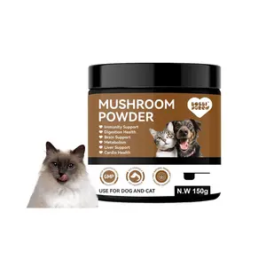Pet Organics Allergy Immune Support Mushrooms Blend Powder Cognitive Health Vitality Booster For Pets